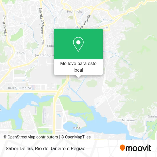 Sabor Dellas mapa