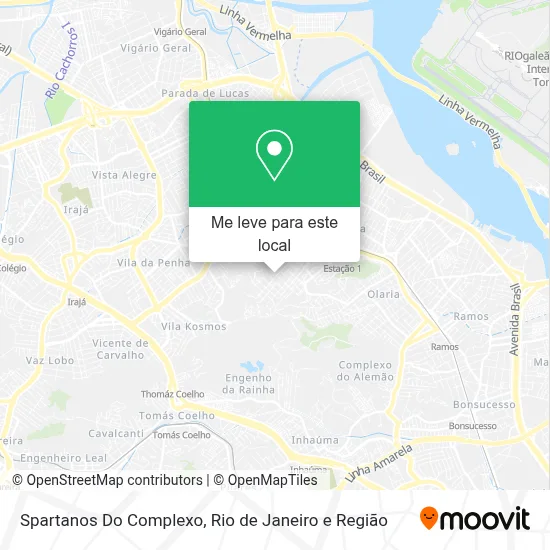 Spartanos Do Complexo mapa