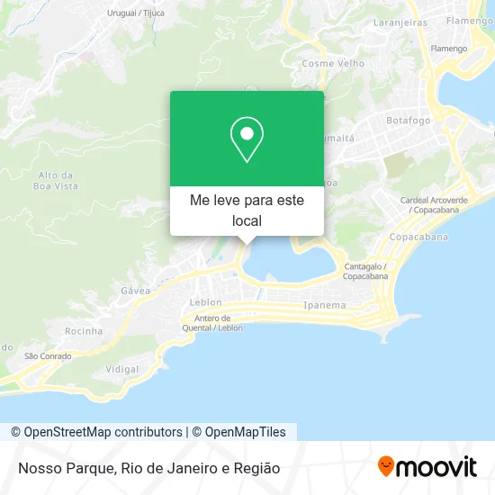 Nosso Parque mapa