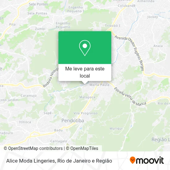 Alice Moda Lingeries mapa