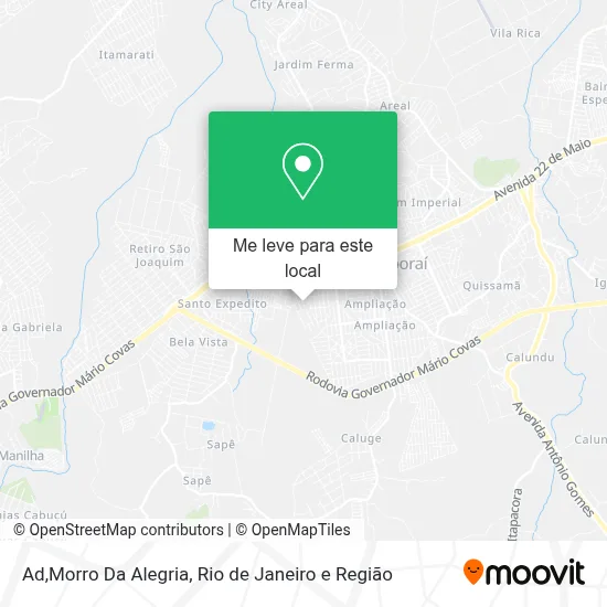 Ad,Morro Da Alegria mapa