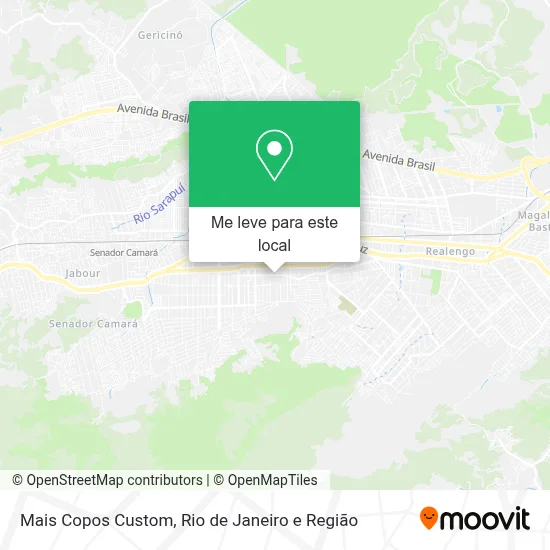 Mais Copos Custom mapa