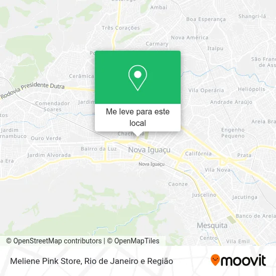 Meliene Pink Store mapa