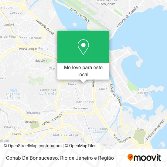 Cohab De Bonsucesso mapa
