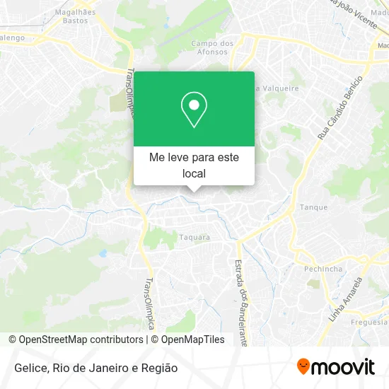 Gelice mapa