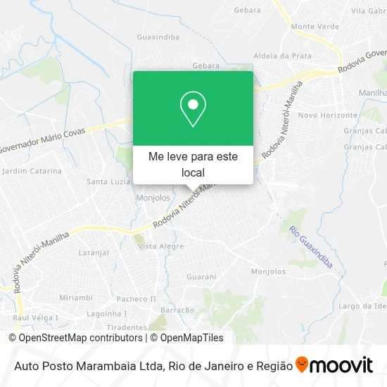 Auto Posto Marambaia Ltda mapa
