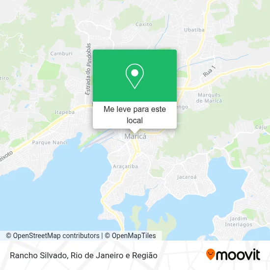 Rancho Silvado mapa