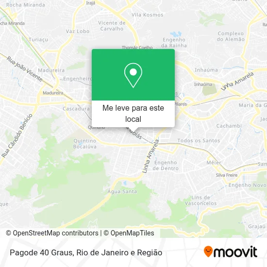 Pagode 40 Graus mapa