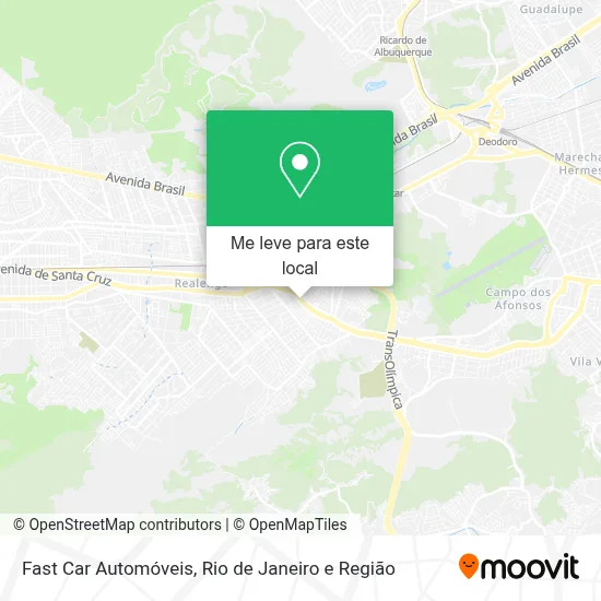 Fast Car Automóveis mapa