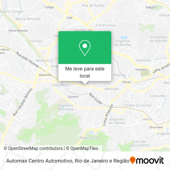 Automax Centro Automotivo mapa