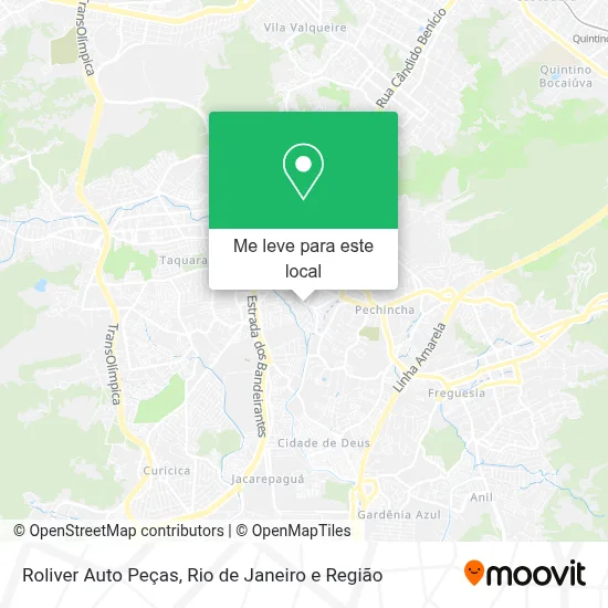 Roliver Auto Peças mapa