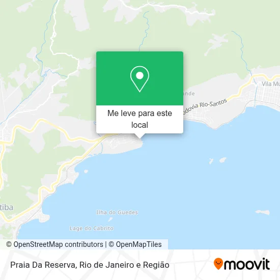 Praia Da Reserva mapa