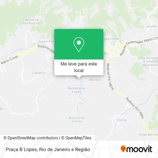 Praça B Lopes mapa