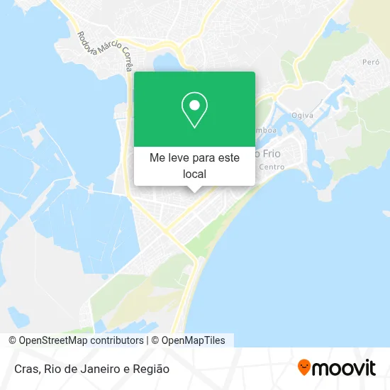 Cras mapa