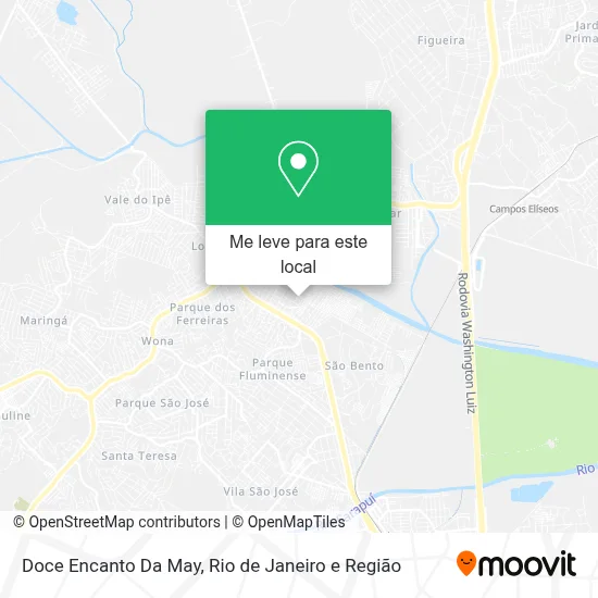 Doce Encanto Da May mapa