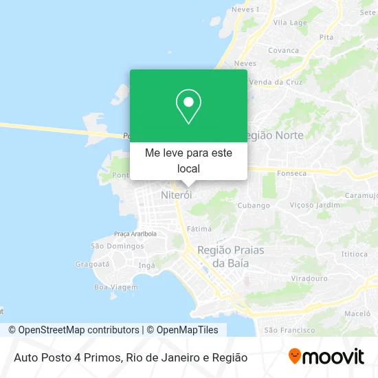 Auto Posto 4 Primos mapa