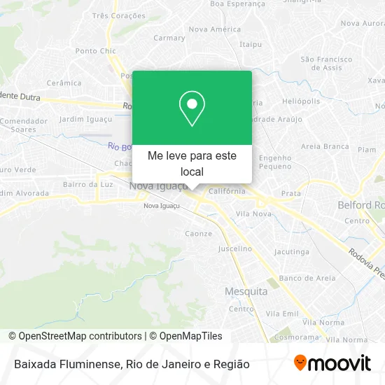 Baixada Fluminense mapa