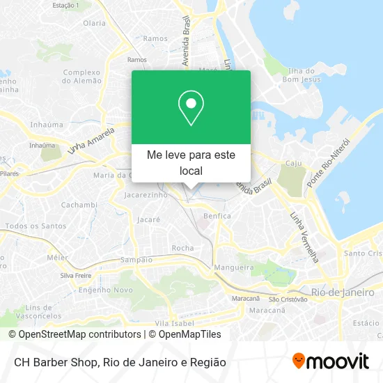 CH Barber Shop mapa