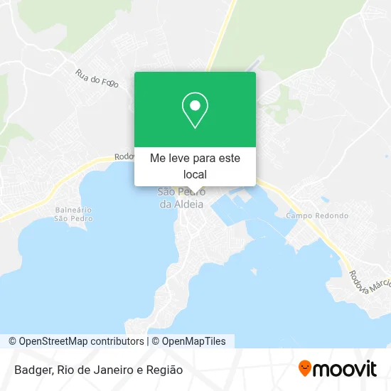 Badger mapa