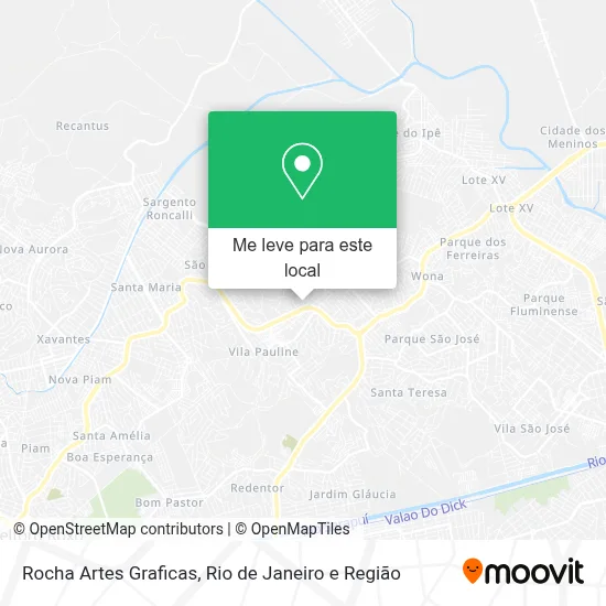 Rocha Artes Graficas mapa