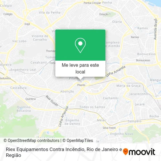 Riex Equipamentos Contra Incêndio mapa