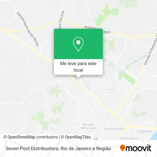 Seven Pool Distribuidora mapa