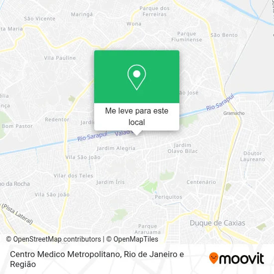 Centro Medico Metropolitano mapa