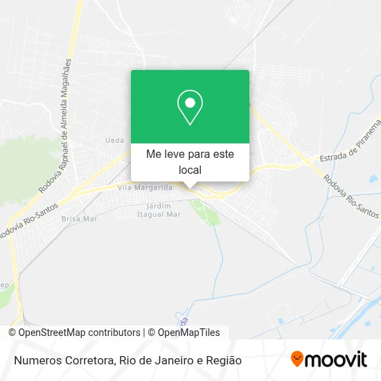 Numeros Corretora mapa