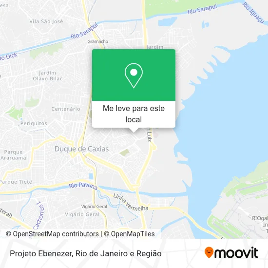 Projeto Ebenezer mapa