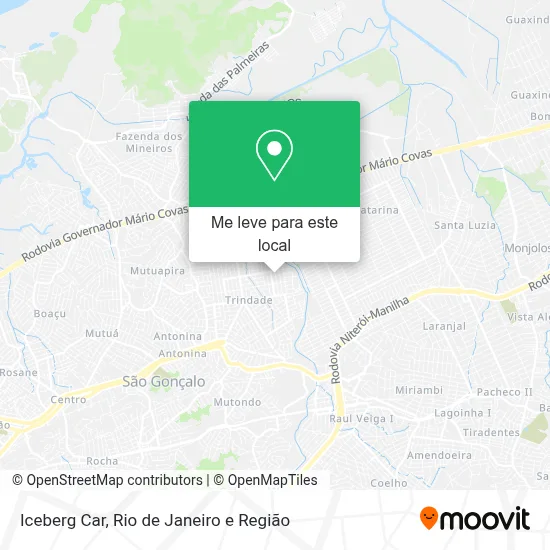 Iceberg Car mapa