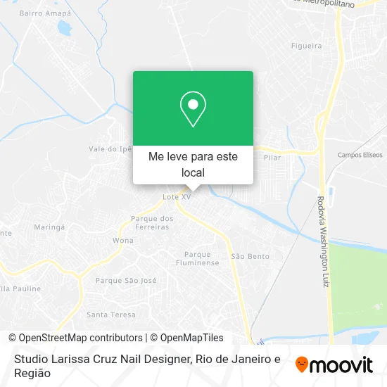 Studio Larissa Cruz Nail Designer mapa
