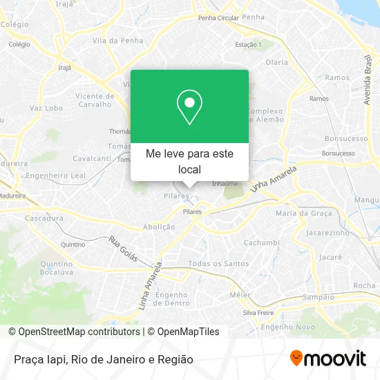Praça Iapi mapa