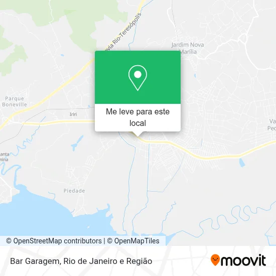 Bar Garagem mapa