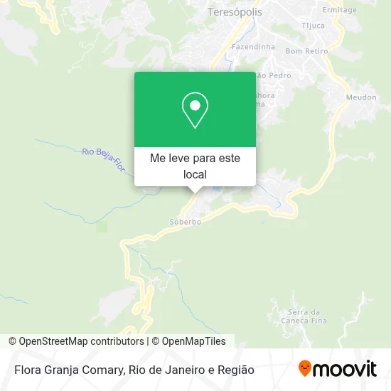 Flora Granja Comary mapa
