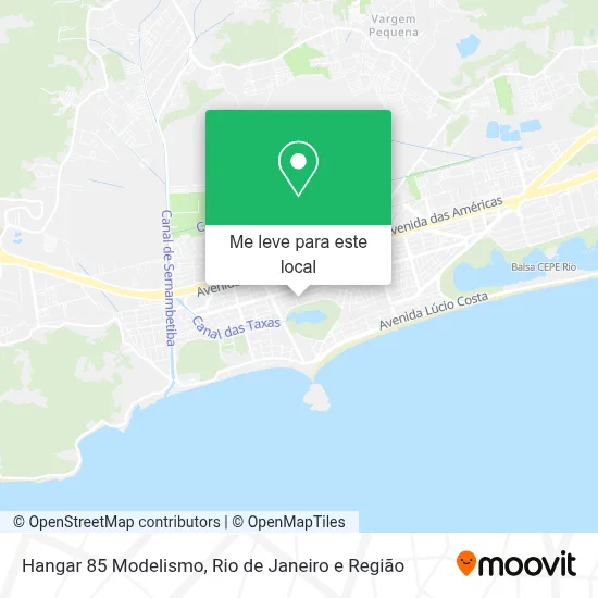 Hangar 85 Modelismo mapa