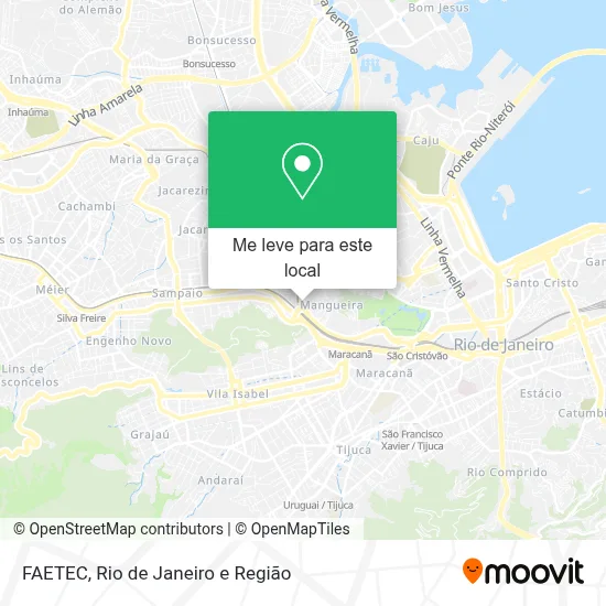 FAETEC mapa