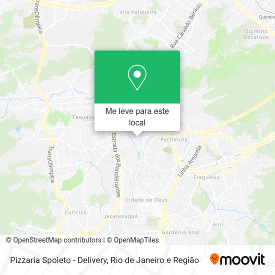 Pizzaria Spoleto - Delivery mapa