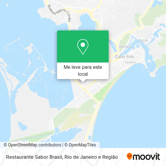 Restaurante Sabor Brasil mapa