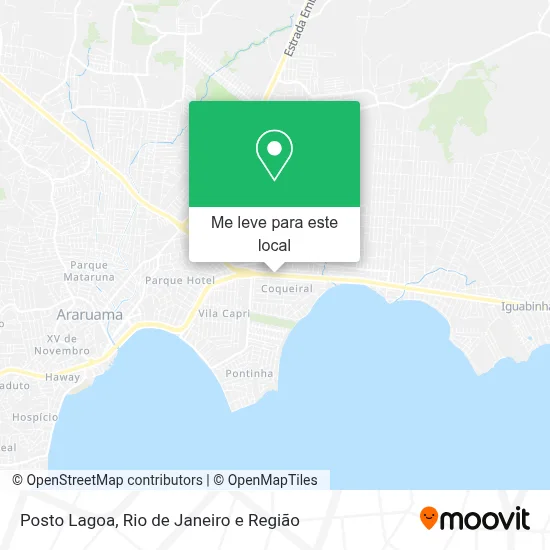 Posto Lagoa mapa