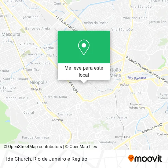 Ide Church mapa