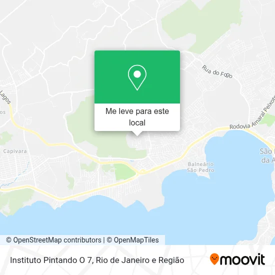 Instituto Pintando O 7 mapa