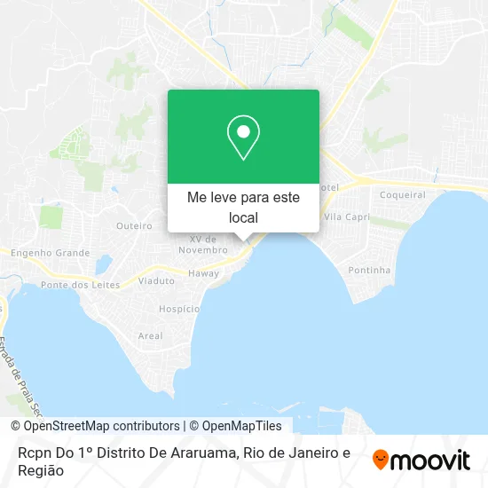 Rcpn Do 1º Distrito De Araruama mapa