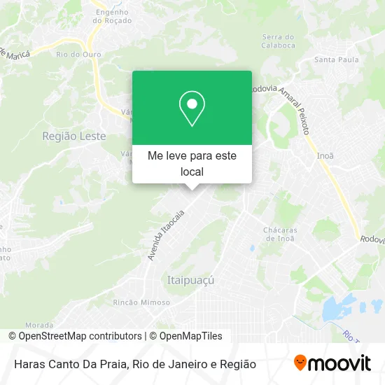 Haras Canto Da Praia mapa