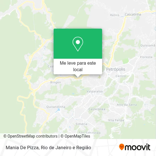 Mania De Pizza mapa