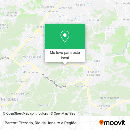 Bercott Pizzaria mapa