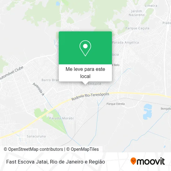 Fast Escova Jatai mapa