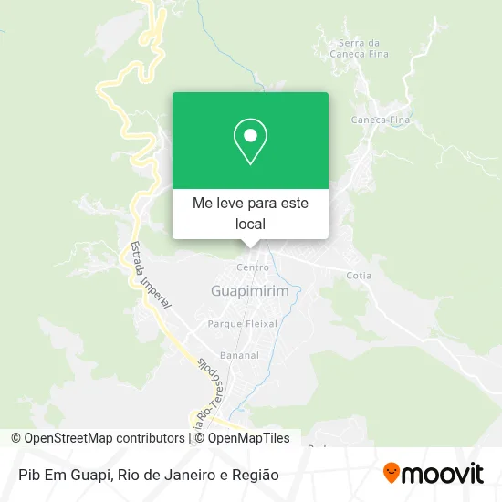 Pib Em Guapi mapa