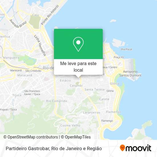 Partideiro Gastrobar mapa