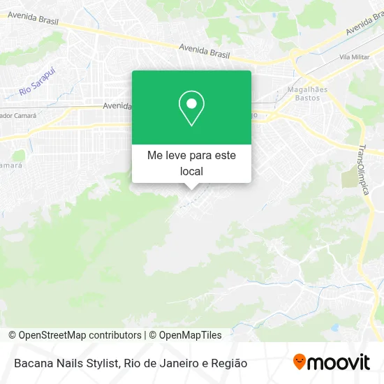 Bacana Nails Stylist mapa