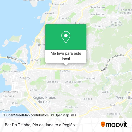Bar Do Titinho mapa